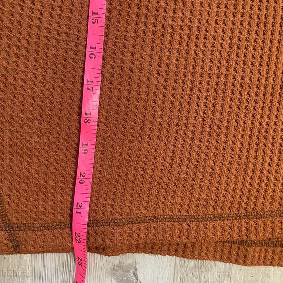 Out From Under Waffle Lace Up Front Boxy Henley from Urban Outfitters size Small - Picture 10 of 14